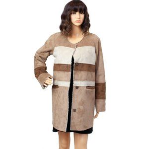 Sam Edelman Colorblock Aiden Faux Fur Jacket